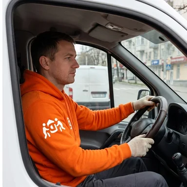 Șofer cu mașină proprie (bus)