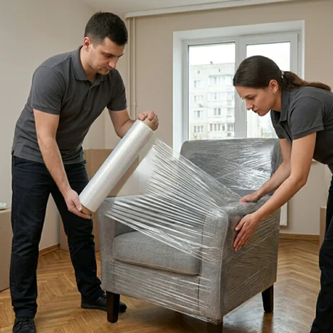 Folie stretch pentru fixare la transport